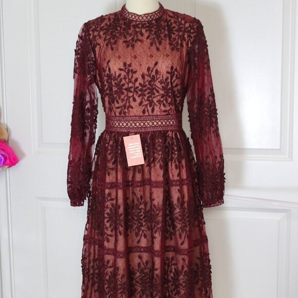 Ivy City Co Dresses & Skirts - Ivy City Co Sicily Dress in Wine
